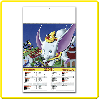 Art. 223 Calendario illustrato personalizzabile